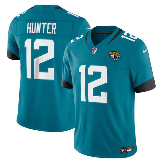 Travis Hunter Jacksonville Jaguars Team Vapor F.U.S.E. Stitched Limited Jersey - Teal