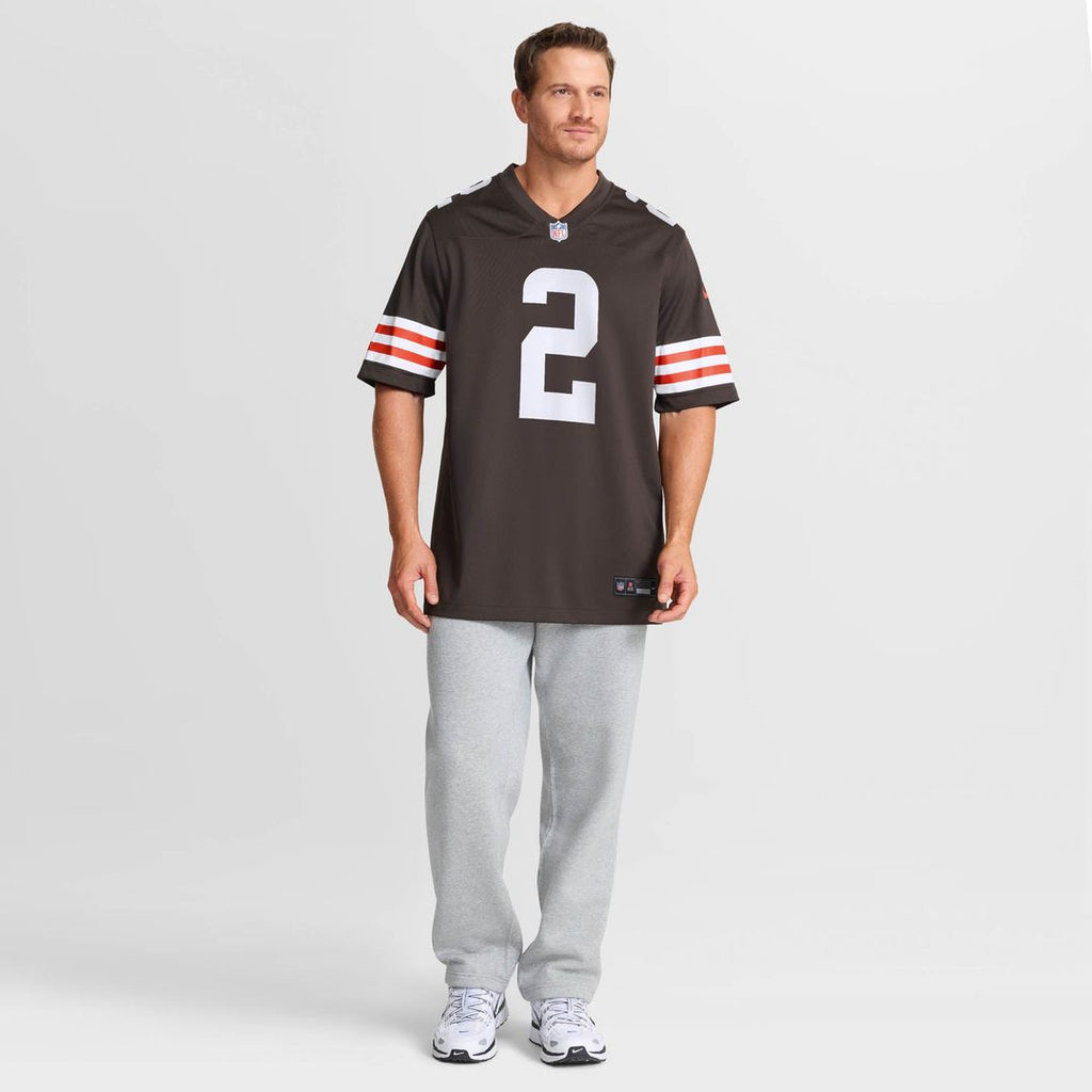 Shedeur Sanders Cleveland Browns Game Jersey - White