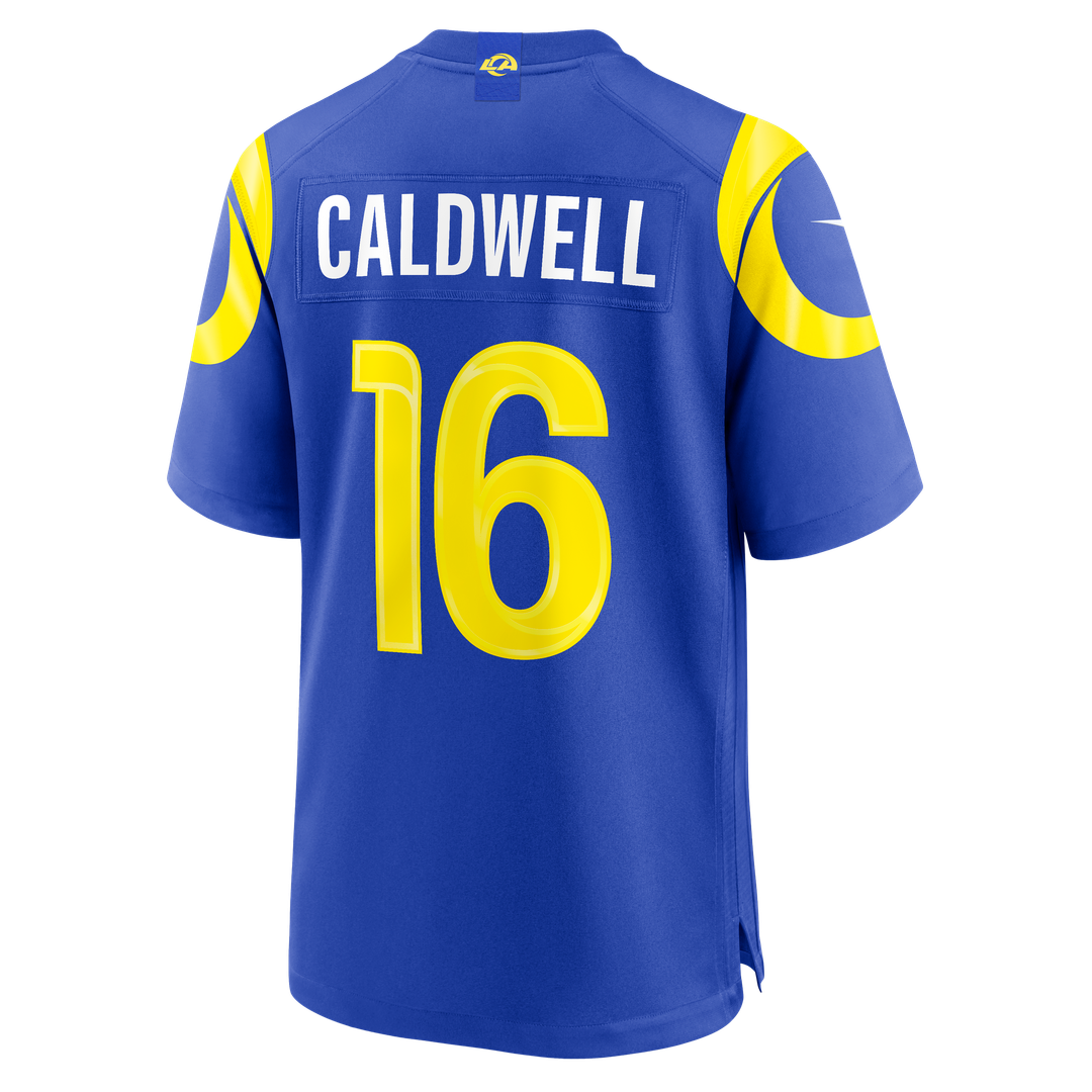 Matthew Caldwell Los Angeles Rams Team Game Jersey - Royal