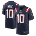 Drake Maye New England Patriots Player Game Jersey - Navy
