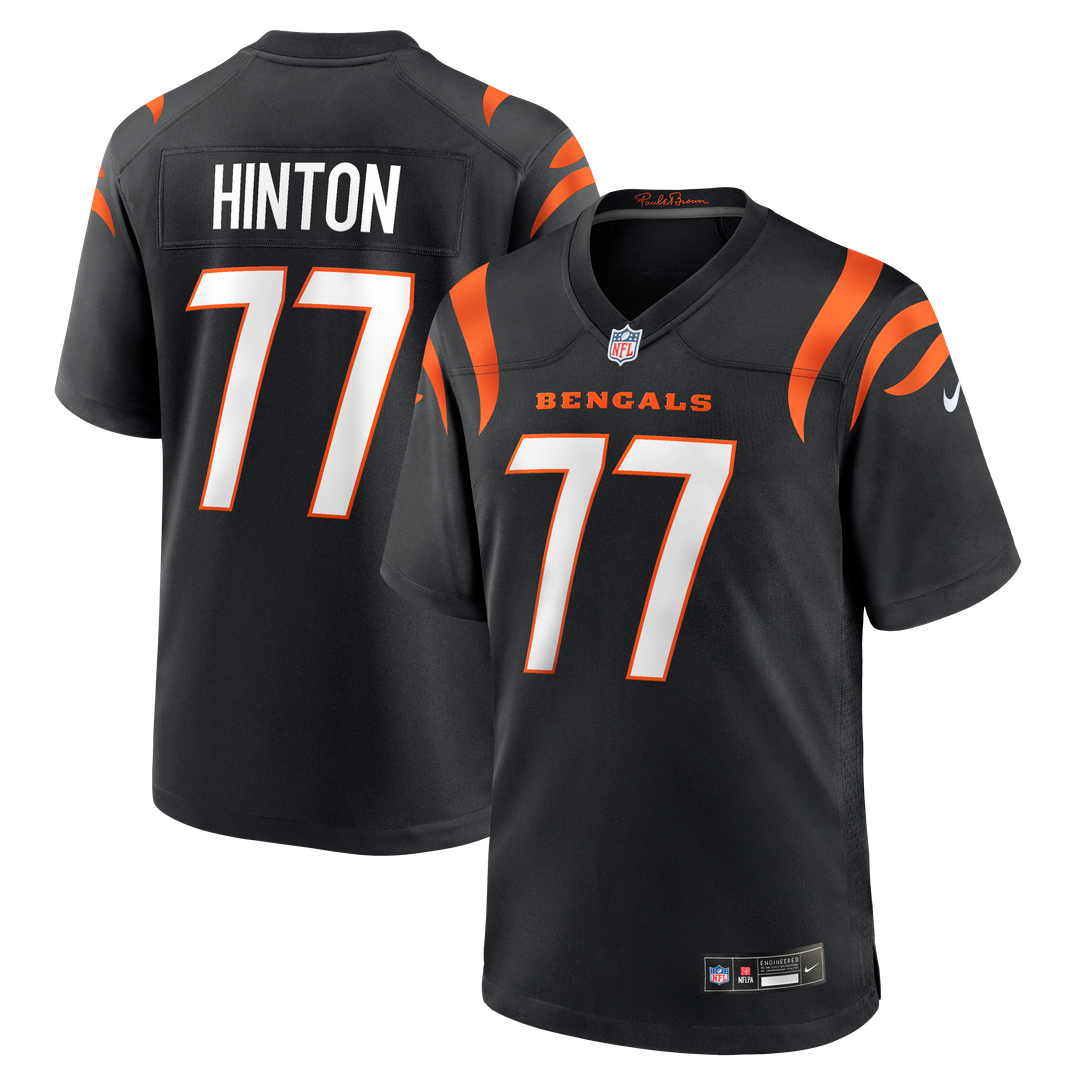 Myles Hinton Cincinnati Bengals Team Game Jersey - Black