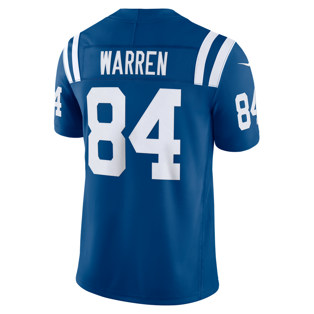 Tyler Warren Indianapolis Colts Team Vapor F.U.S.E. Stitched Limited Jersey - Royal