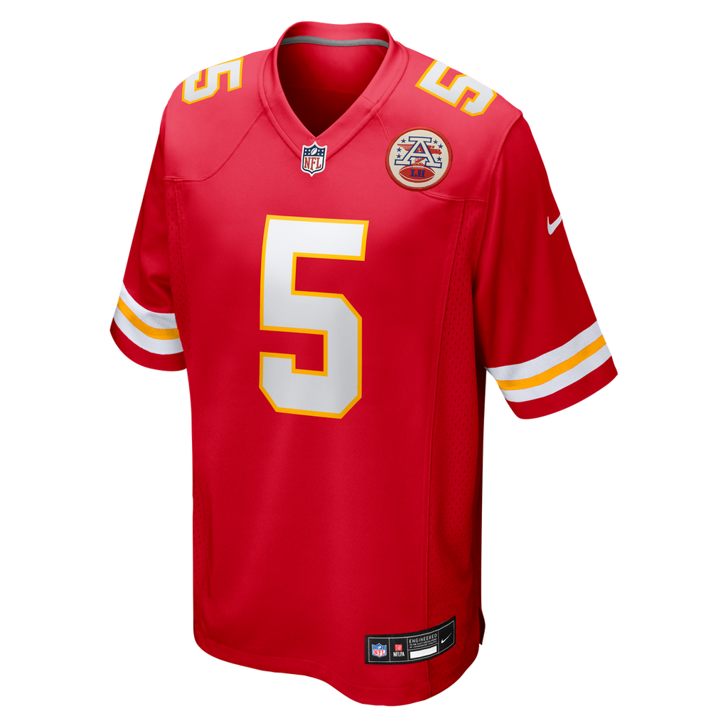 Mansoor Delane Kansas City Chiefs Team Game Jersey - Red