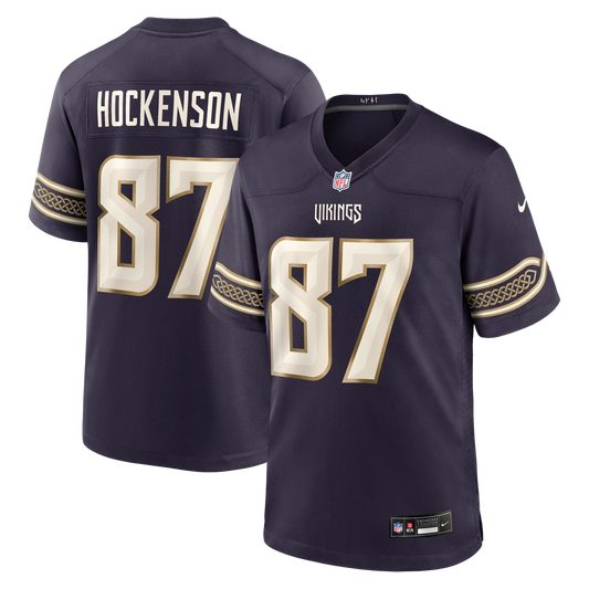 T.J. Hockenson Minnesota Vikings 2026 Rivalries Collection Game Jersey - Purple