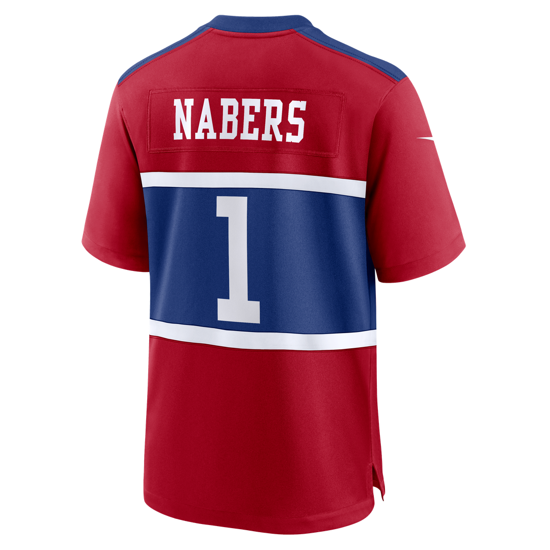 Malik Nabers New York Giants Player Game Jersey - Royal