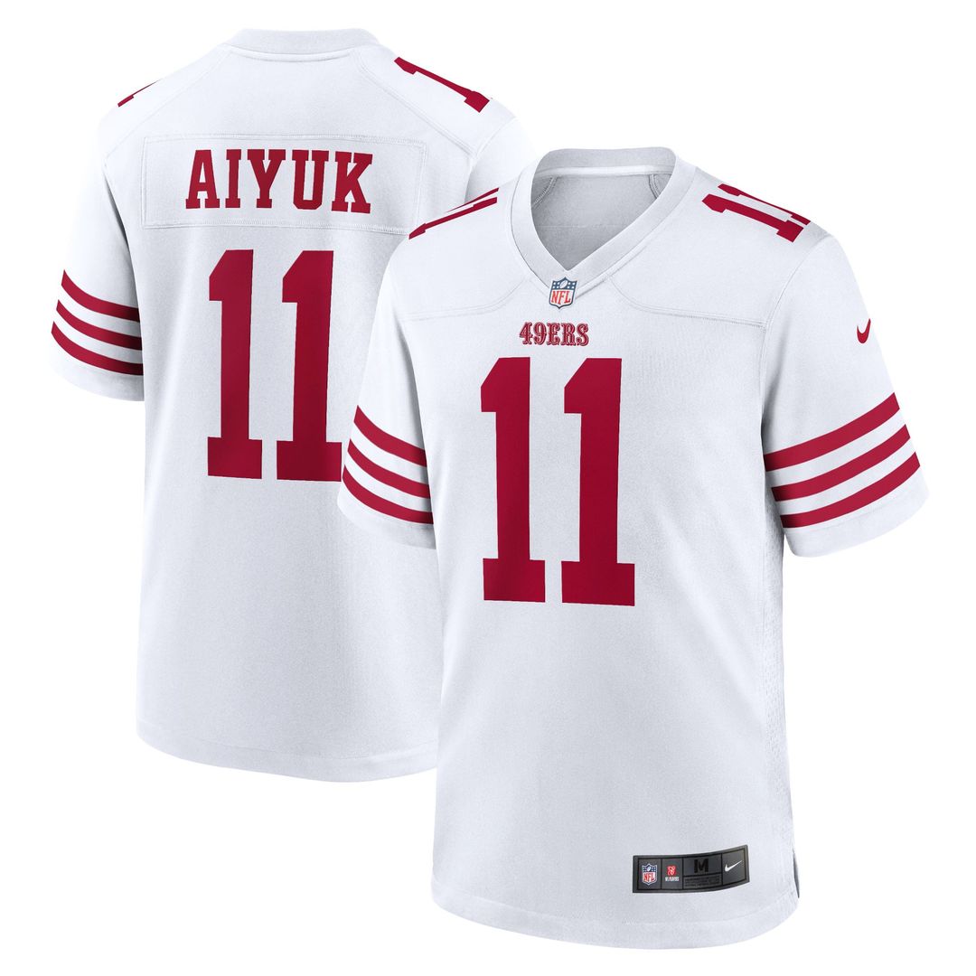 Brandon Aiyuk San Francisco 49ers Game Player Jersey - Scarlet