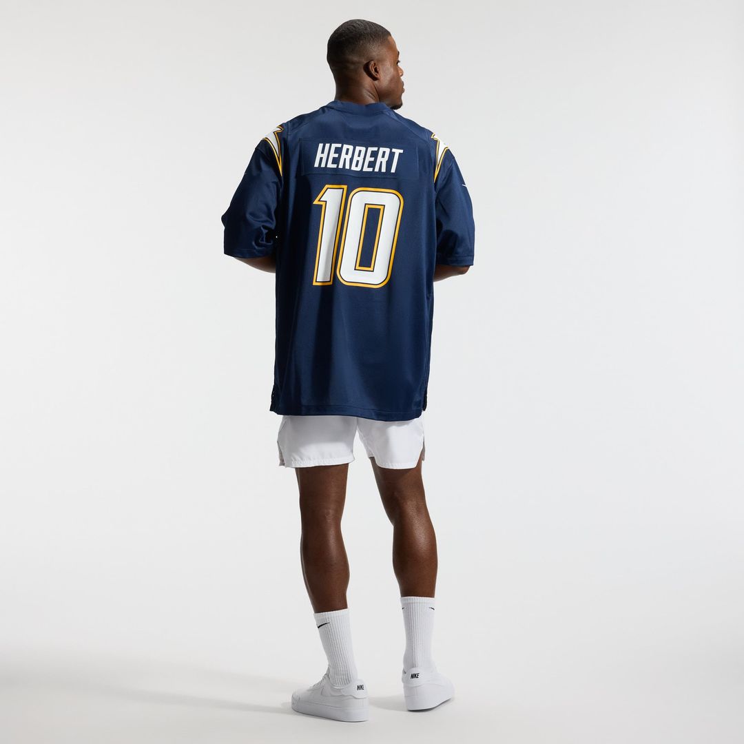 Justin Herbert Los Angeles Chargers Alternate Charger Power Game Player Jersey - Gold