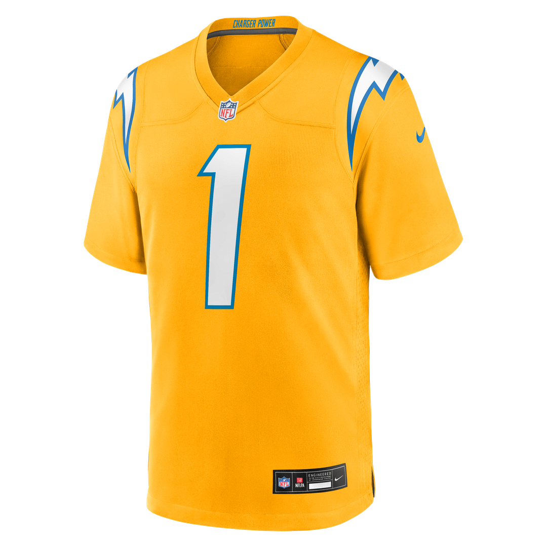 Quentin Johnston Los Angeles Chargers Alternate Super Chargers Game Player Jersey - Navy