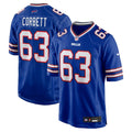 Austin Corbett Buffalo Bills Team Game Jersey - Royal