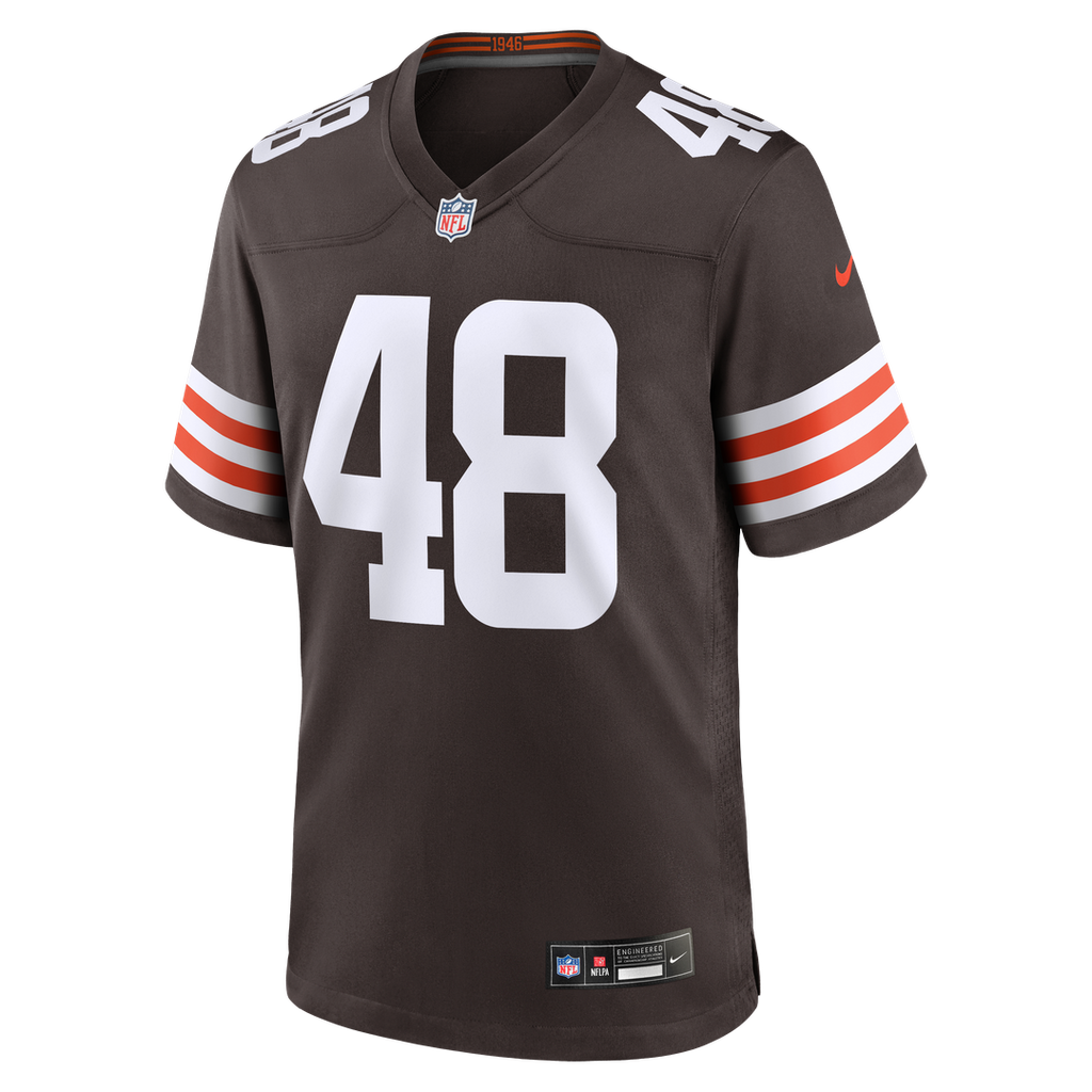 Carsen Ryan Cleveland Browns Game Jersey - Brown