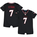 C.J. Stroud Houston Texans Newborn Romper Game Jersey - Navy