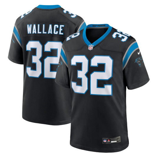 Trevin Wallace Carolina Panthers Team Game Jersey - Black