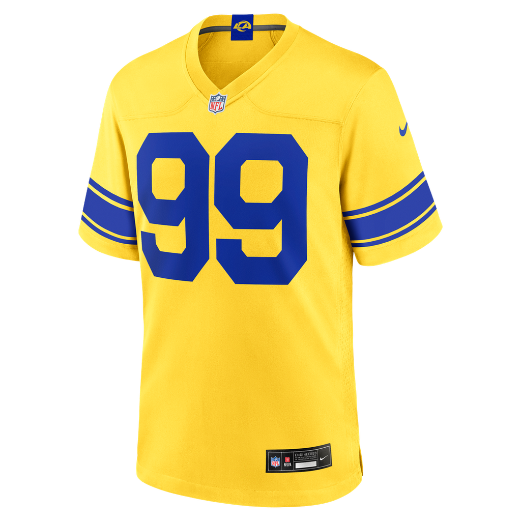 Aaron Donald Los Angeles Rams Game Jersey - White