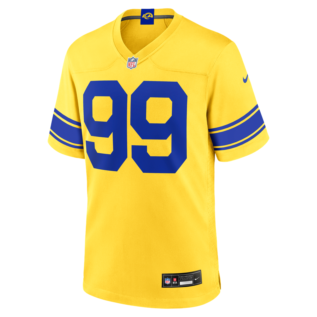 Aaron Donald Los Angeles Rams Game Jersey - White