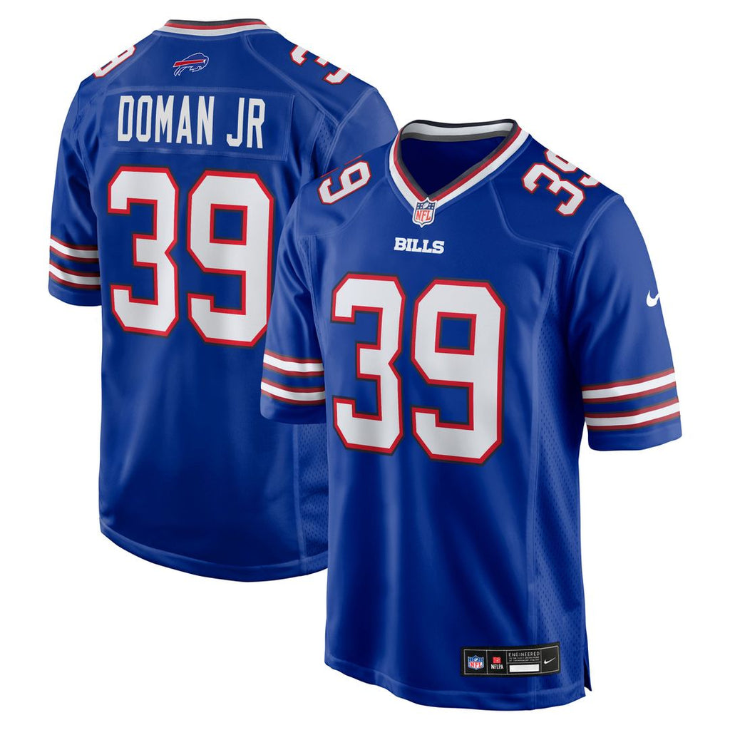 Tommy Doman Jr Buffalo Bills Team Game Jersey - Royal